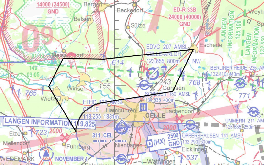 Information über diverse Flugbeschränkungen